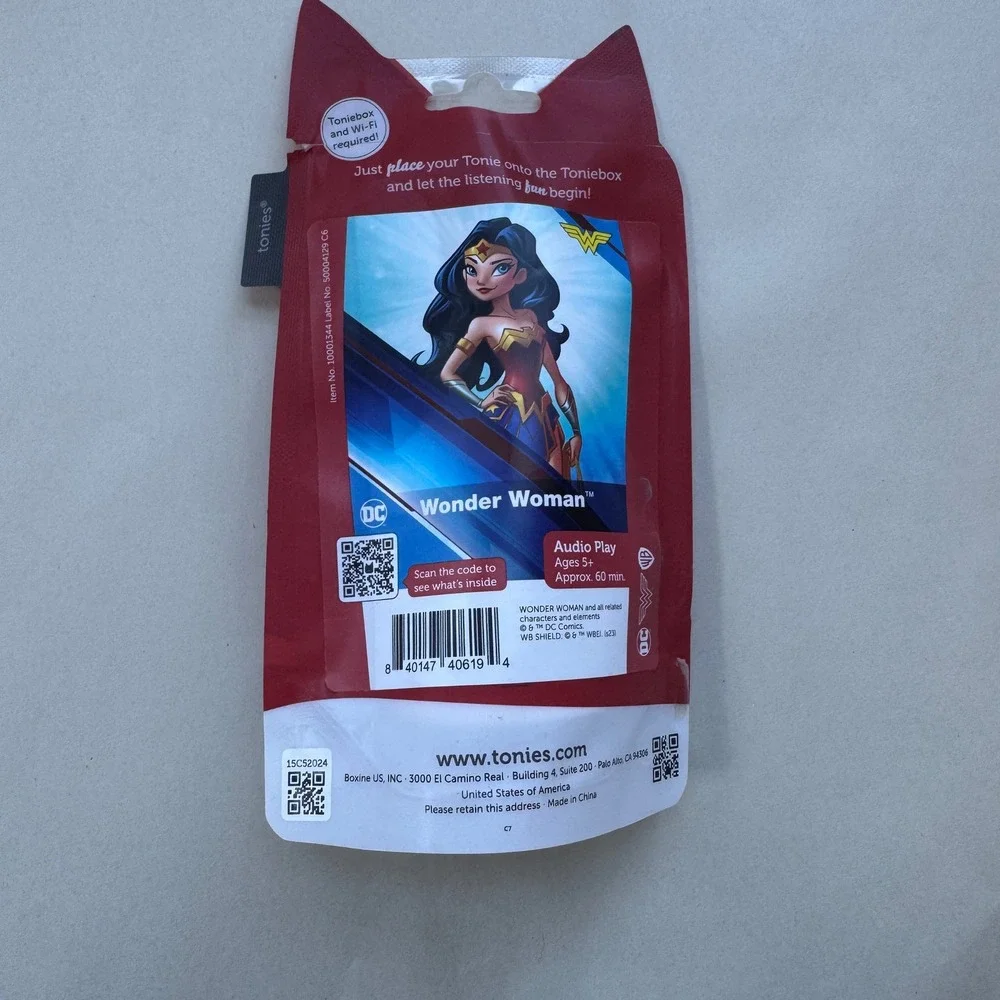 Tonies Wonder Woman DC Comics Audio‎ Play Character Figure for Toniebox New